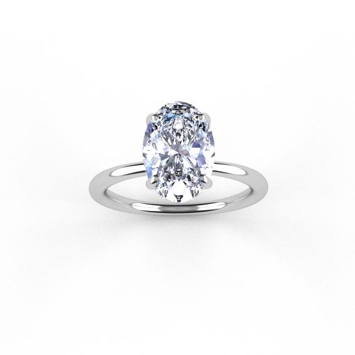 Solitaire engagement ring